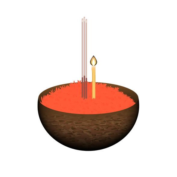 Coconut Shell Krathong